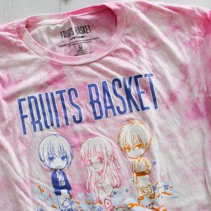Fruits Basket Funimation Long sleeve Tie Dyed Tee - NEW w/ tags! Size MEDIUM
